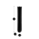 Ploom AURA Jet Black Augmented Pattern Front Panel shown with product dimensions: 9.65cm height x 3.30 cm width and 1.80 cm depth