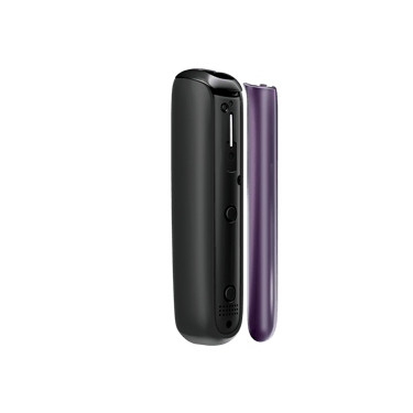 Lavender Ploom Aura front panel side view
