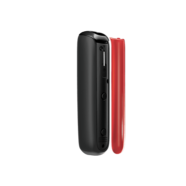 Lava Red Ploom Aura front panel side view