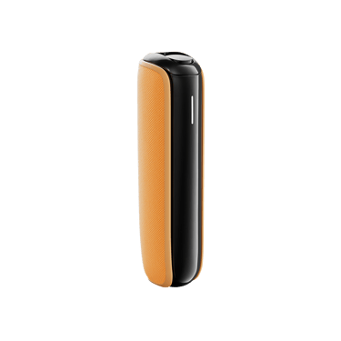 Mango Sorbet Back Cover for Ploom AURA on device