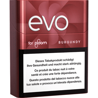 EVO Tobacco Sticks Burgundy - Carton