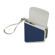 Lateral view of an empty and open Denim Leather Fusion Duo Carry Case
