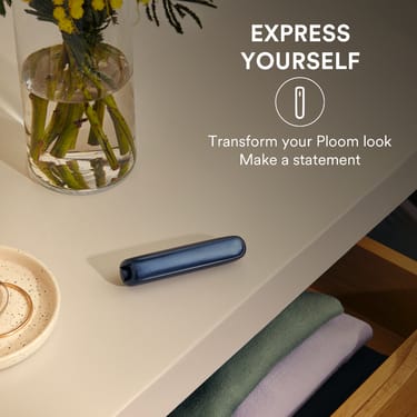 Ploom AURA front panel in Rose Gold Augmented Pattern: express yourself with different vibrant colors.
