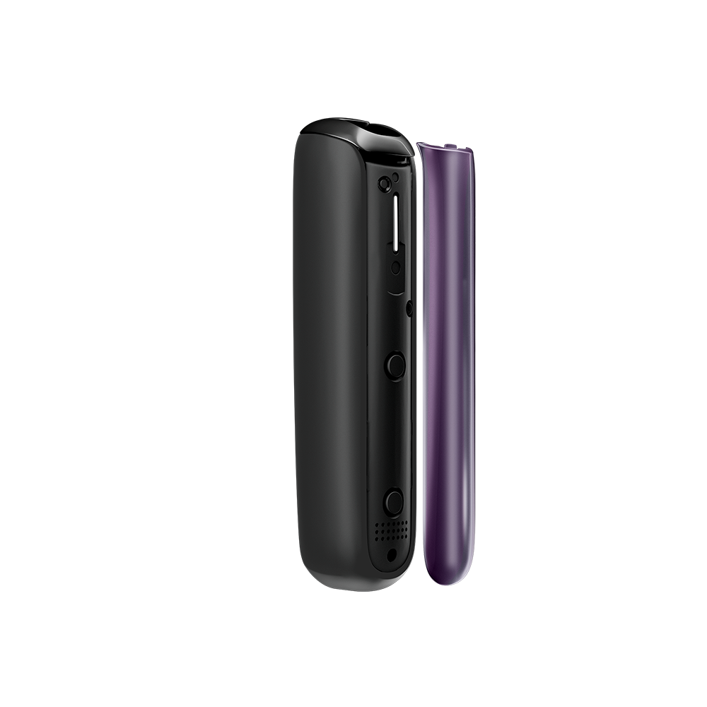 Lavender Ploom Aura front panel side view