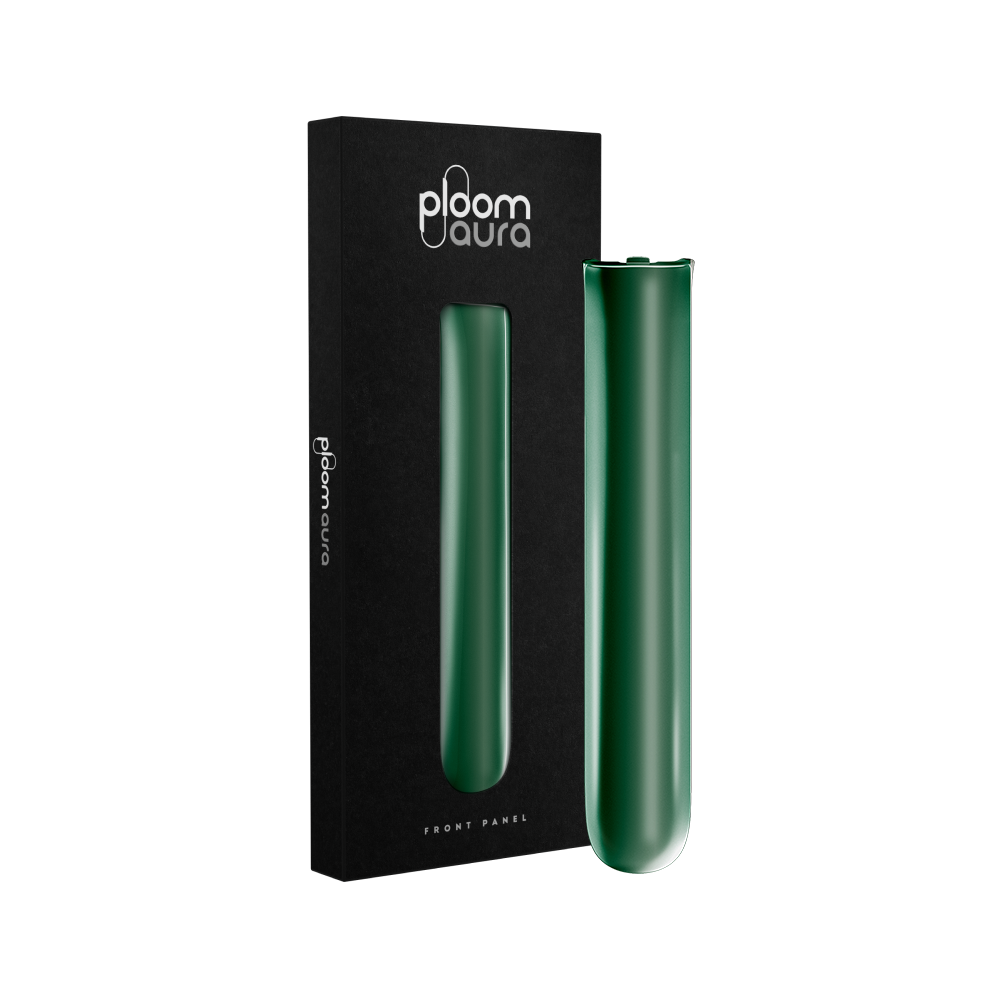 Ploom AURA Front Panel Amazon Green pack
