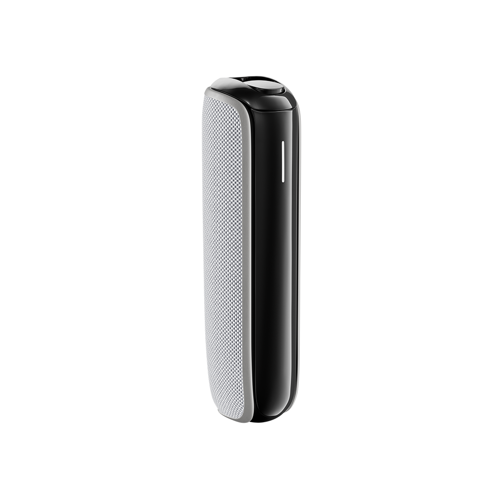 Lunar Silver Back Cover for Ploom AURA on device