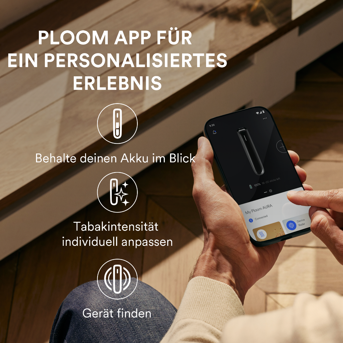 Ploom AURA - Rose Gold - Offline Bundle (Device+6)