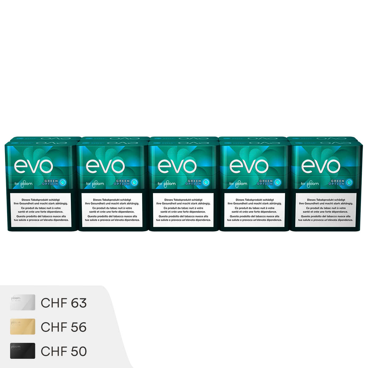 EVO Tobacco Sticks Green Option - Carton