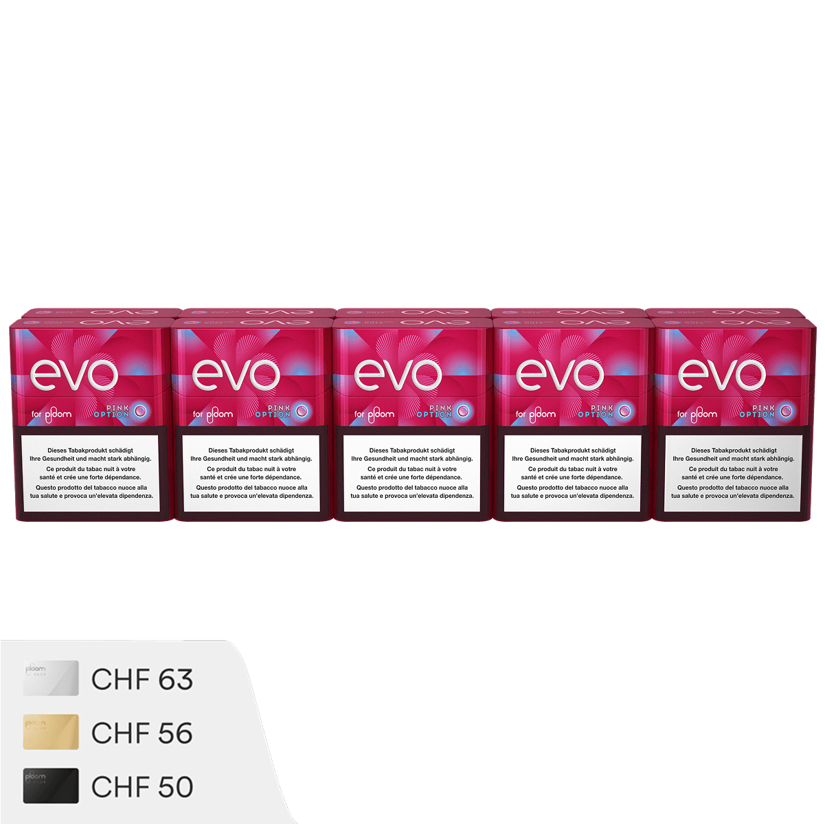 EVO Tobacco Sticks Pink Option - Carton
