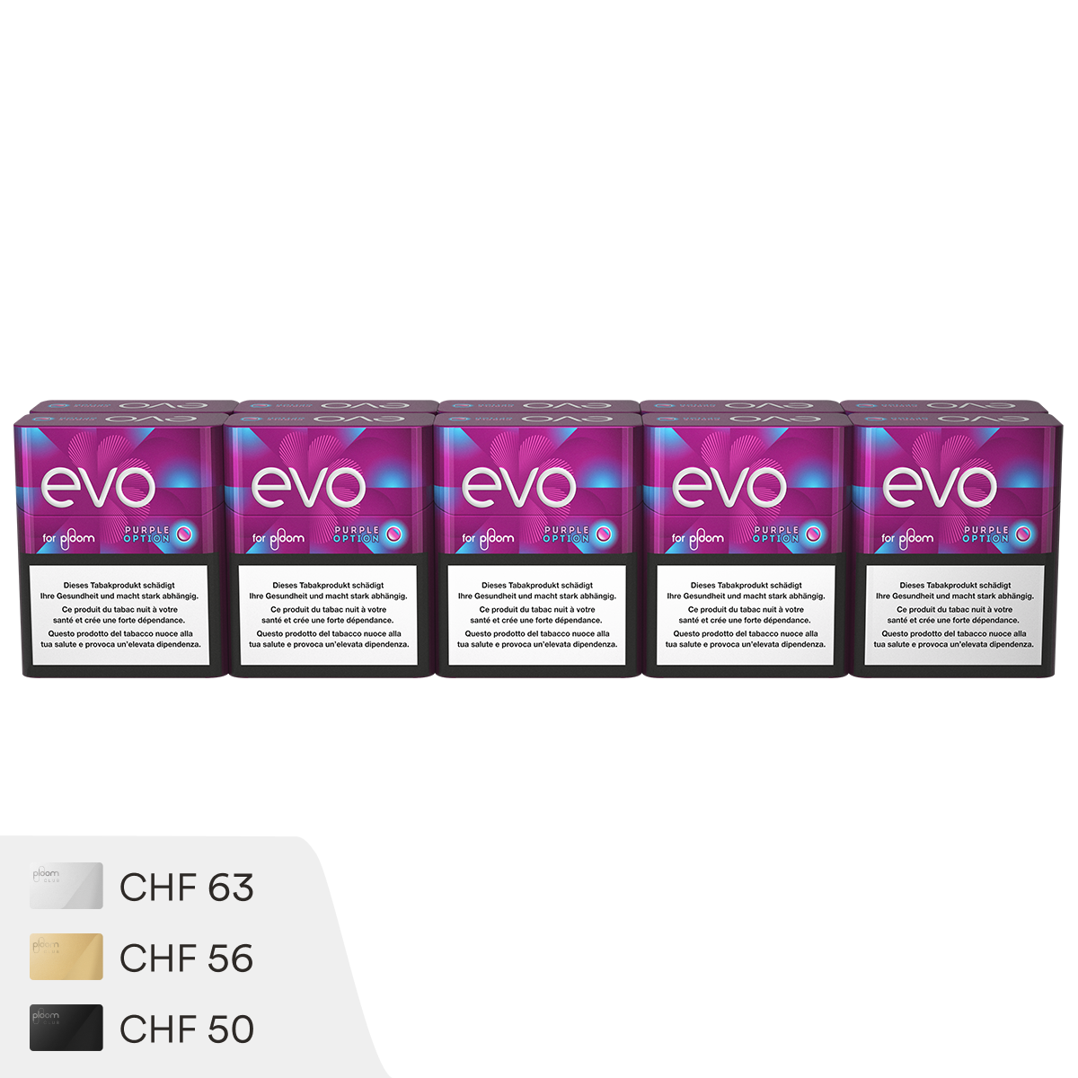 EVO Tobacco Sticks Purple Option - Carton