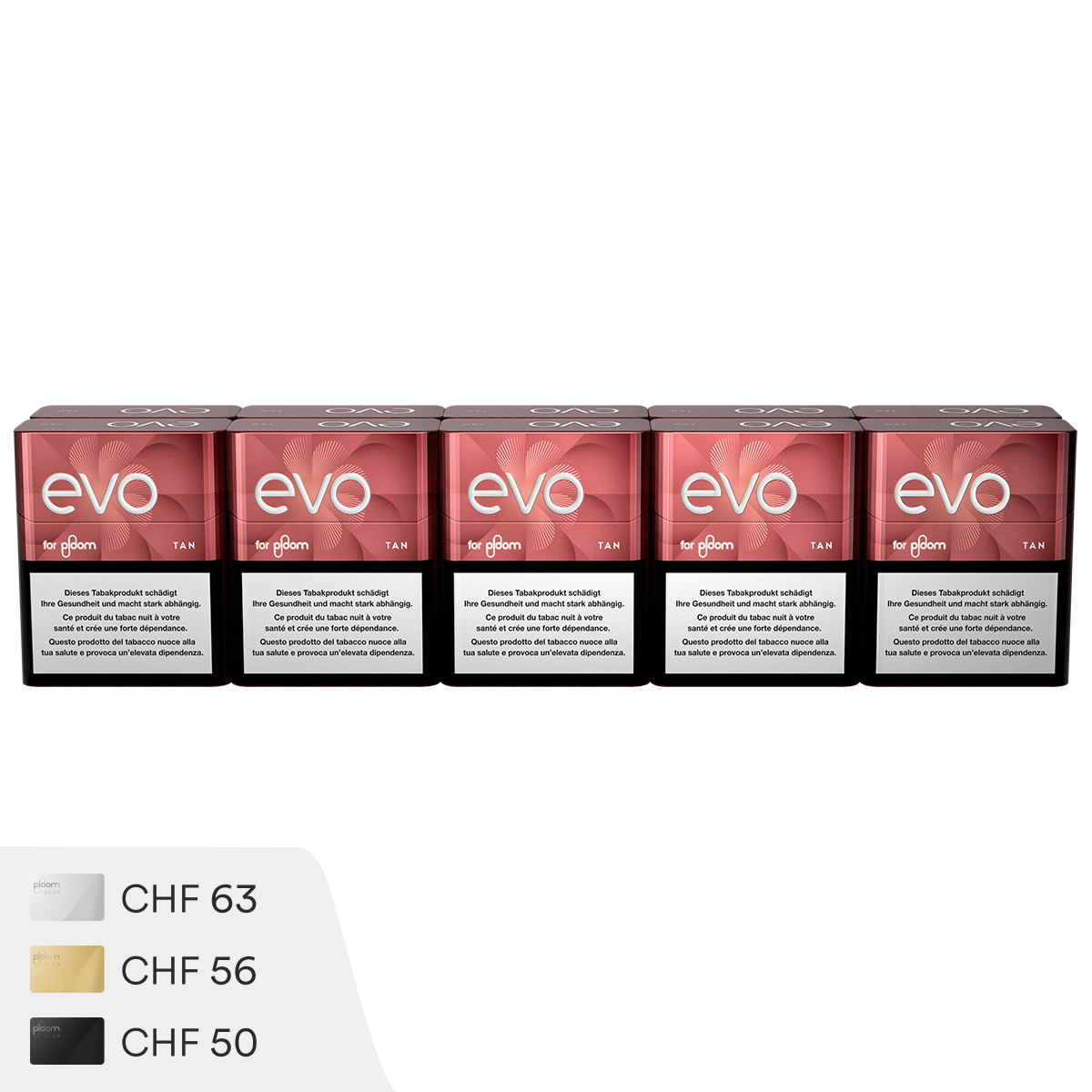 EVO Tobacco Sticks Tan - Carton
