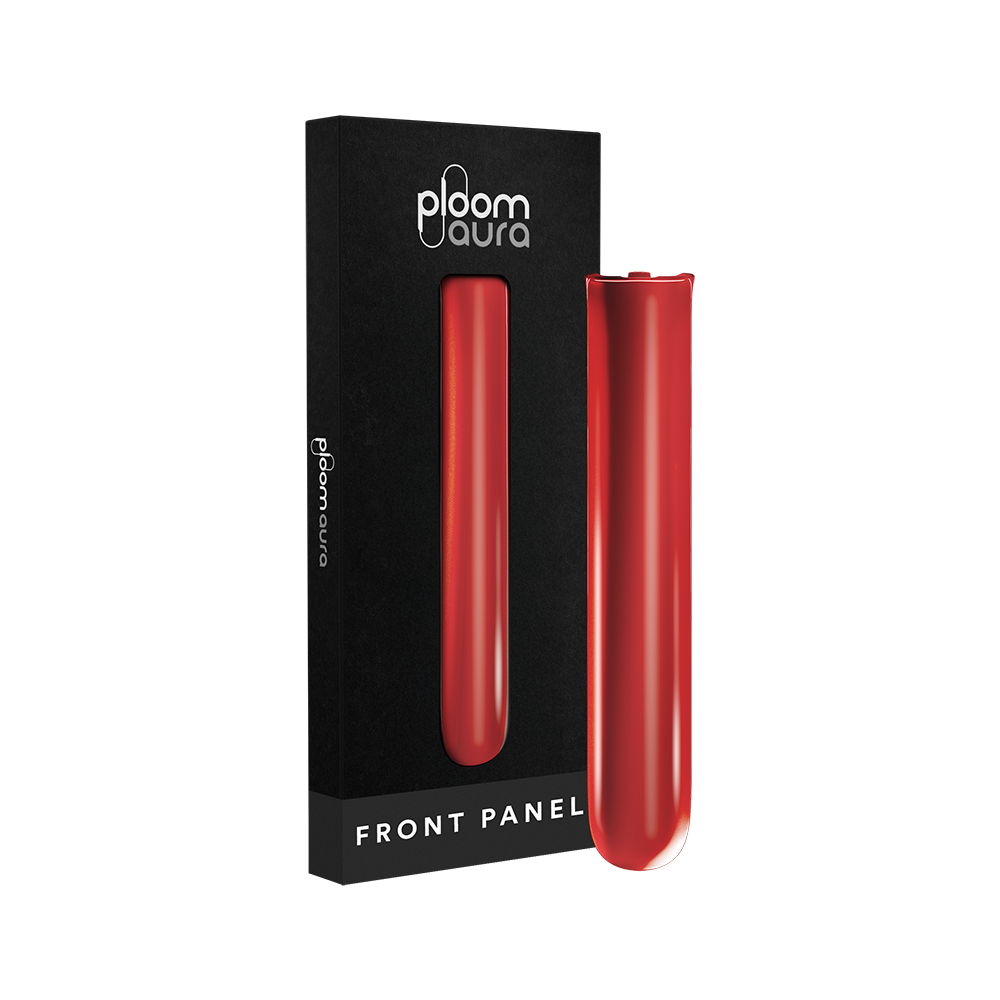 Ploom AURA Front Panel lava red pack