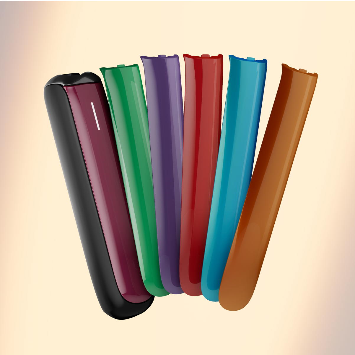 Lunar Silver Augmented Pattern front panel for Ploom AURA and other assorted front panel color variations.