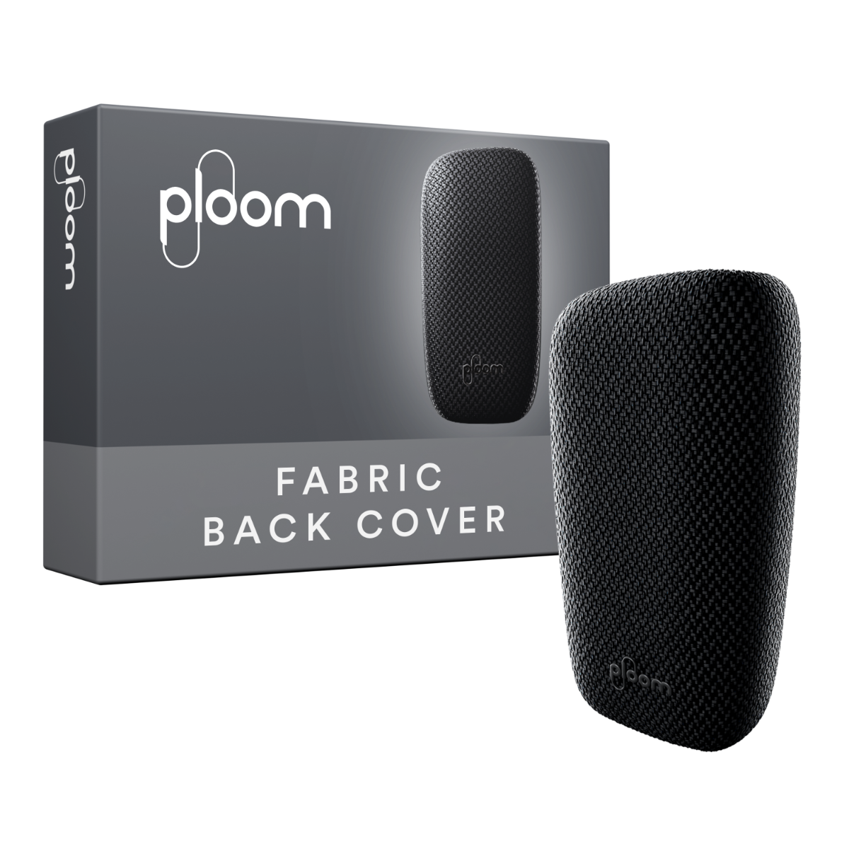 Back cover en cuir noir pour Ploom X Advanced

