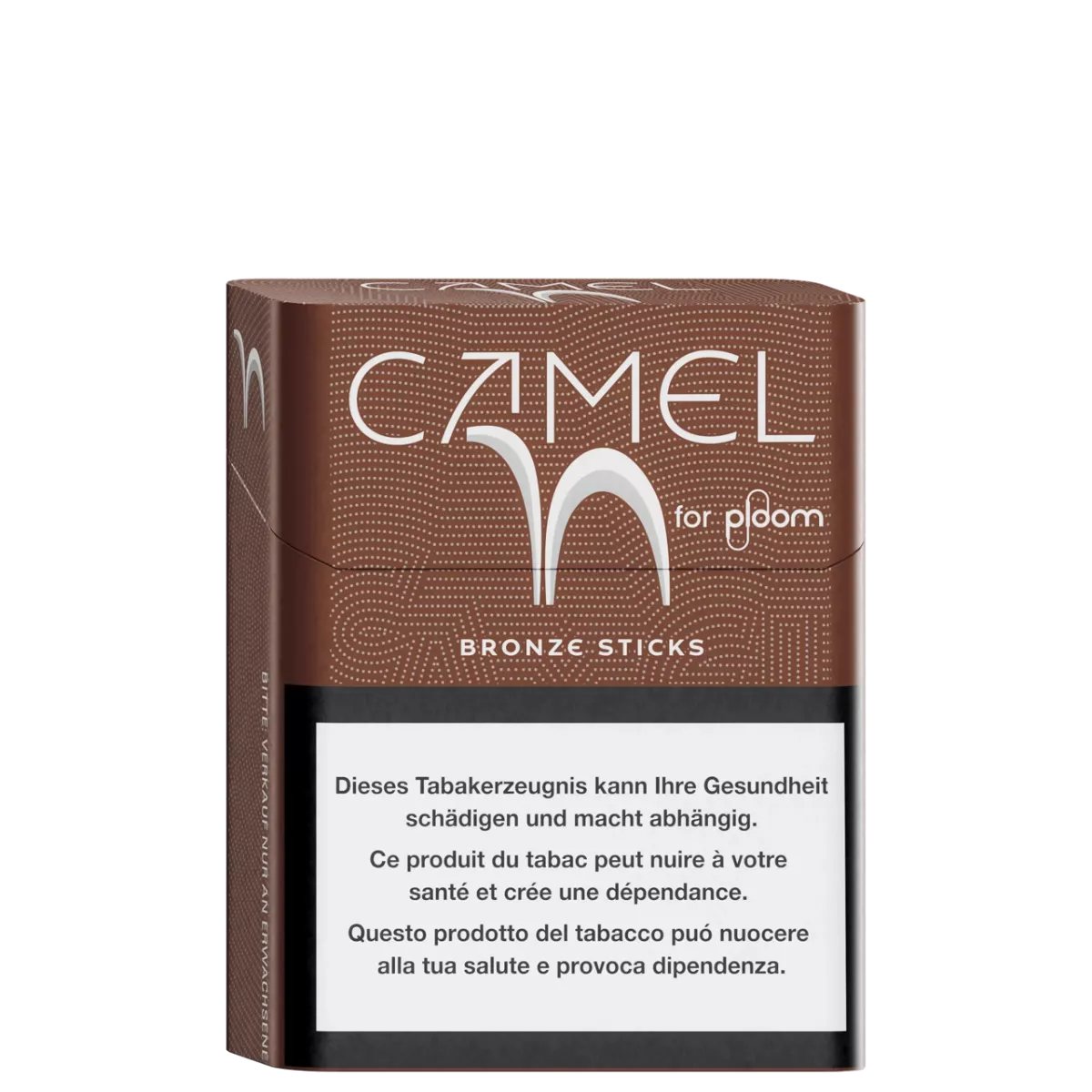 Camel Bronze sticks pour ploom X advanced - ccoté gauche
