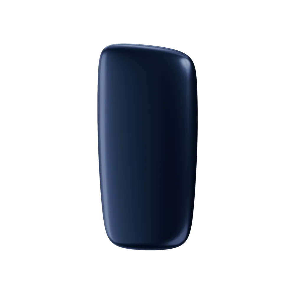 Vue frontale du front panel navy blue pour Ploom X Advanced

