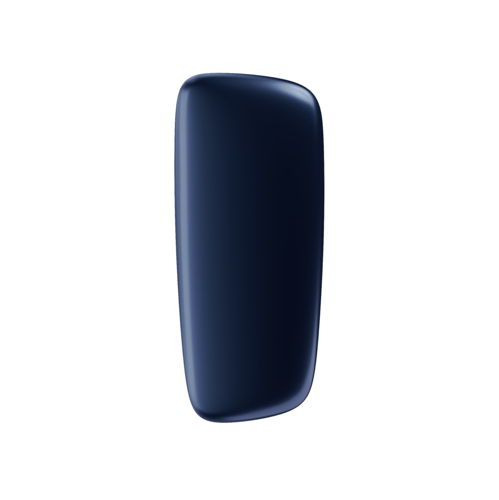 Vue latérale du front panel navy blue pour Ploom X Advanced
