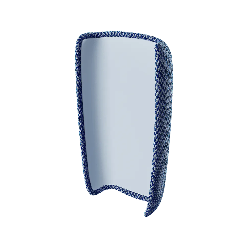 Ploom X Advanced fabric back panel blue extra angle
