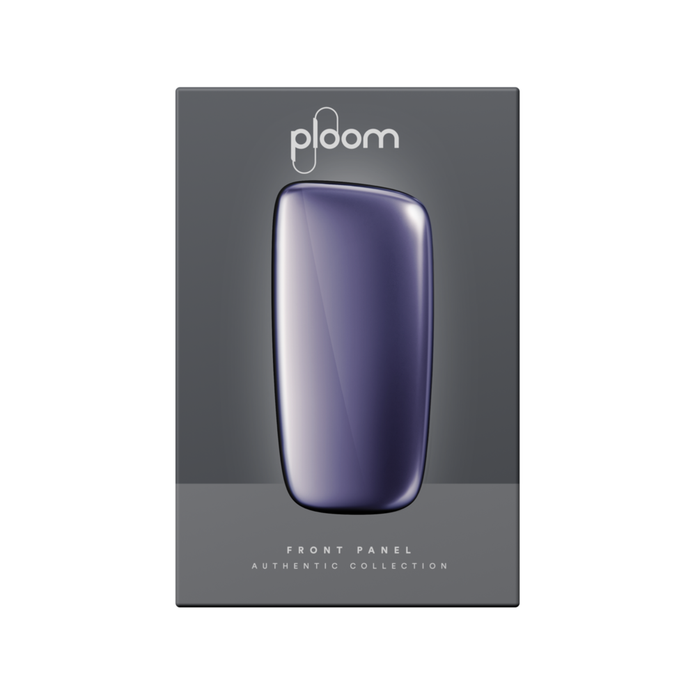 Ploom X Advanced front panel Lavender packaging
