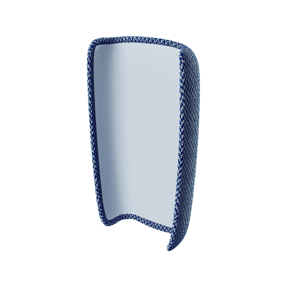 Ploom X Advanced fabric back cover blue extra Winkel

